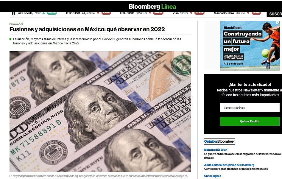 Fusiones y adquisiciones en Mxico: qu observar en 2022